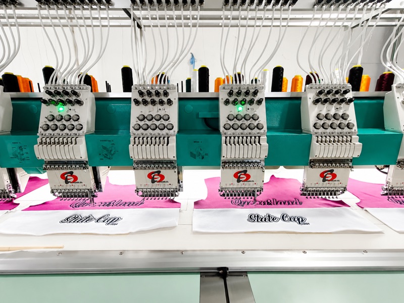 MAXAM embroidery machine detail