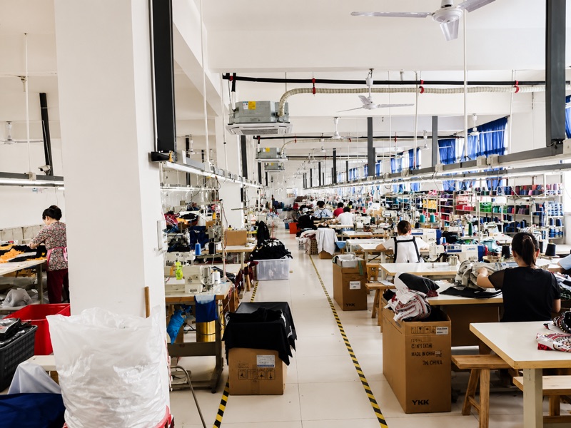MAXAM sewing and garment production floor